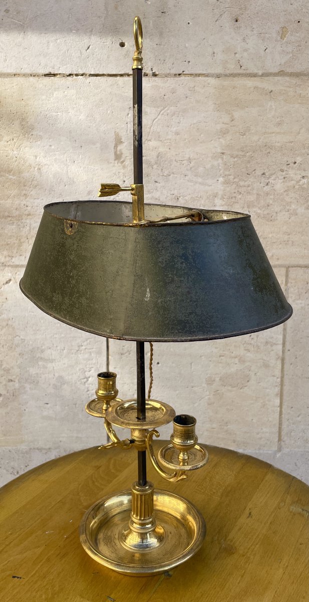 Lampe bouillotte d'époque Louis XVI-photo-2