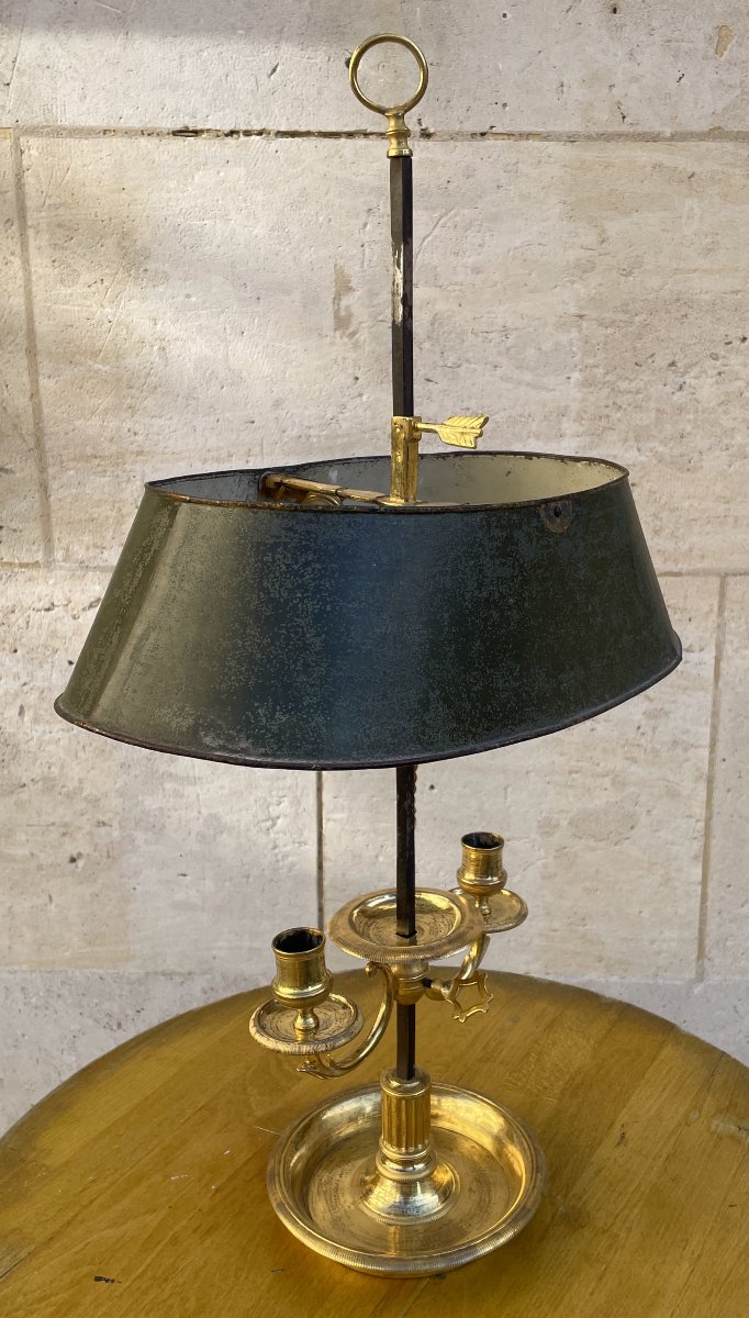 Lampe bouillotte d'époque Louis XVI-photo-4