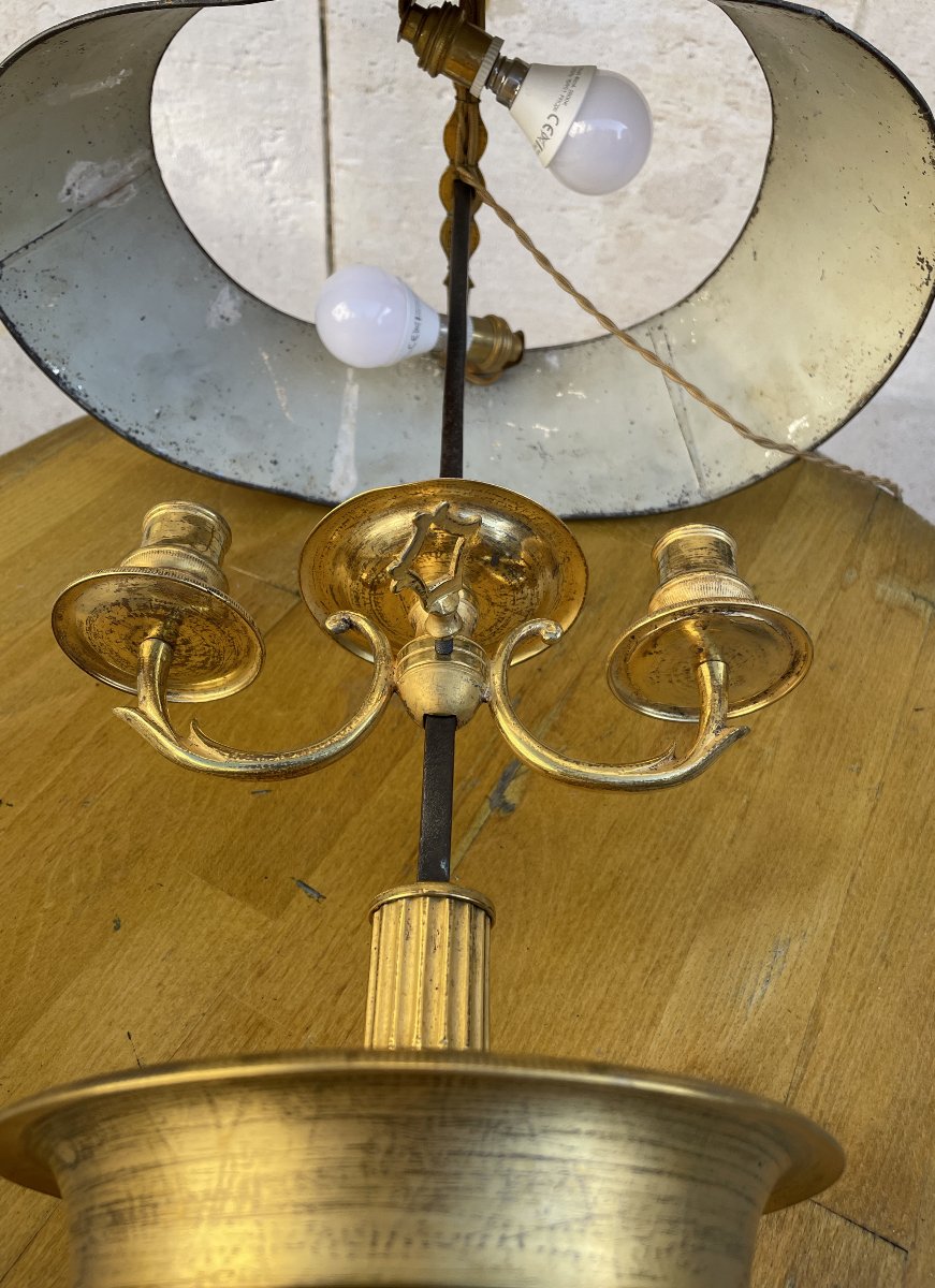 Lampe bouillotte d'époque Louis XVI-photo-8