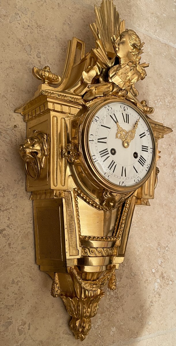 Louis XVI-style Gilded Bronze Plaque -photo-4