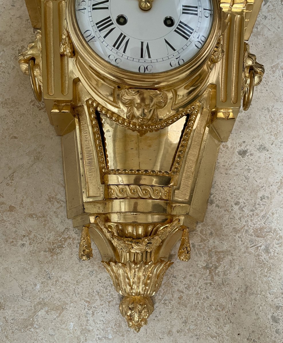 Louis XVI-style Gilded Bronze Plaque -photo-2