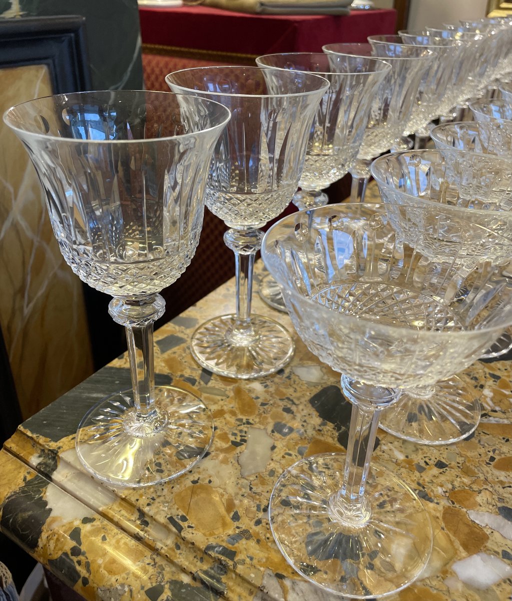 Saint-louis Crystal Glass Set. Tommy Model-photo-2