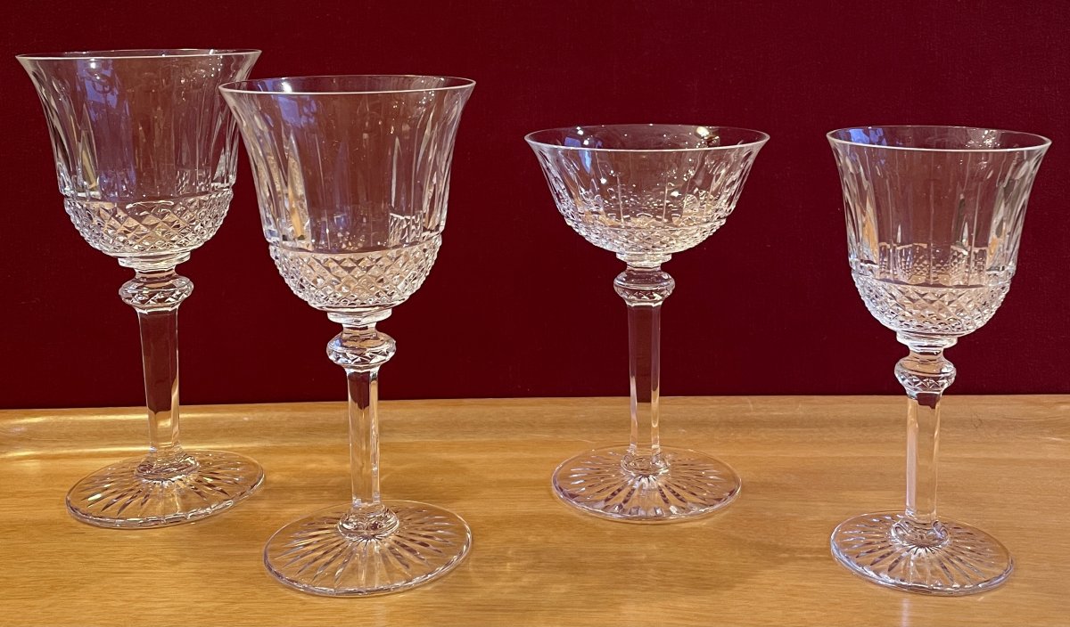 Saint-louis Crystal Glass Set. Tommy Model-photo-5