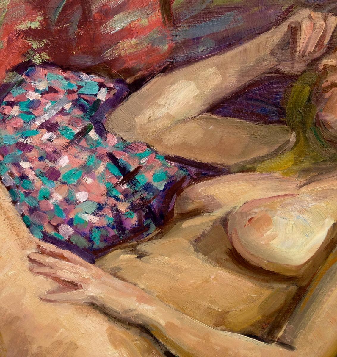Painting: Louis Peyré (1923 - 2012) Oil On Canvas-photo-2