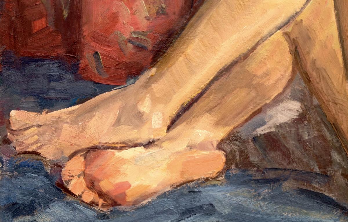 Painting: Louis Peyré (1923 - 2012) Oil On Canvas-photo-4