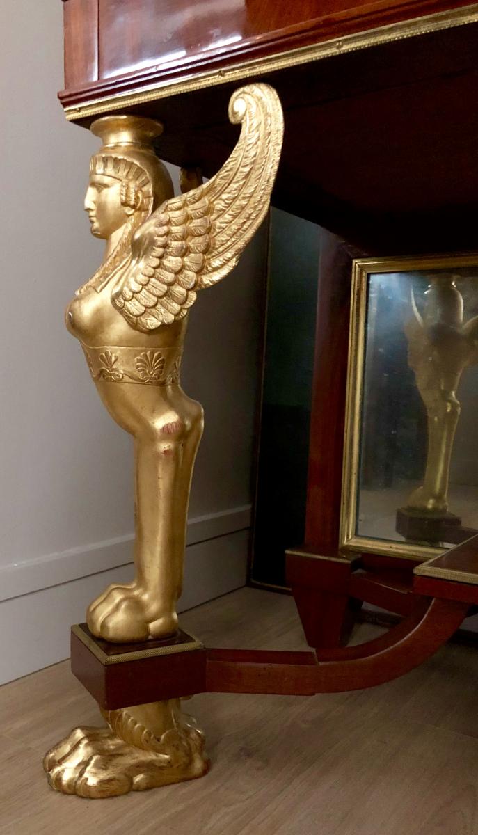 Empire Period Secretary Attributed To Jacob Desmalter-photo-1