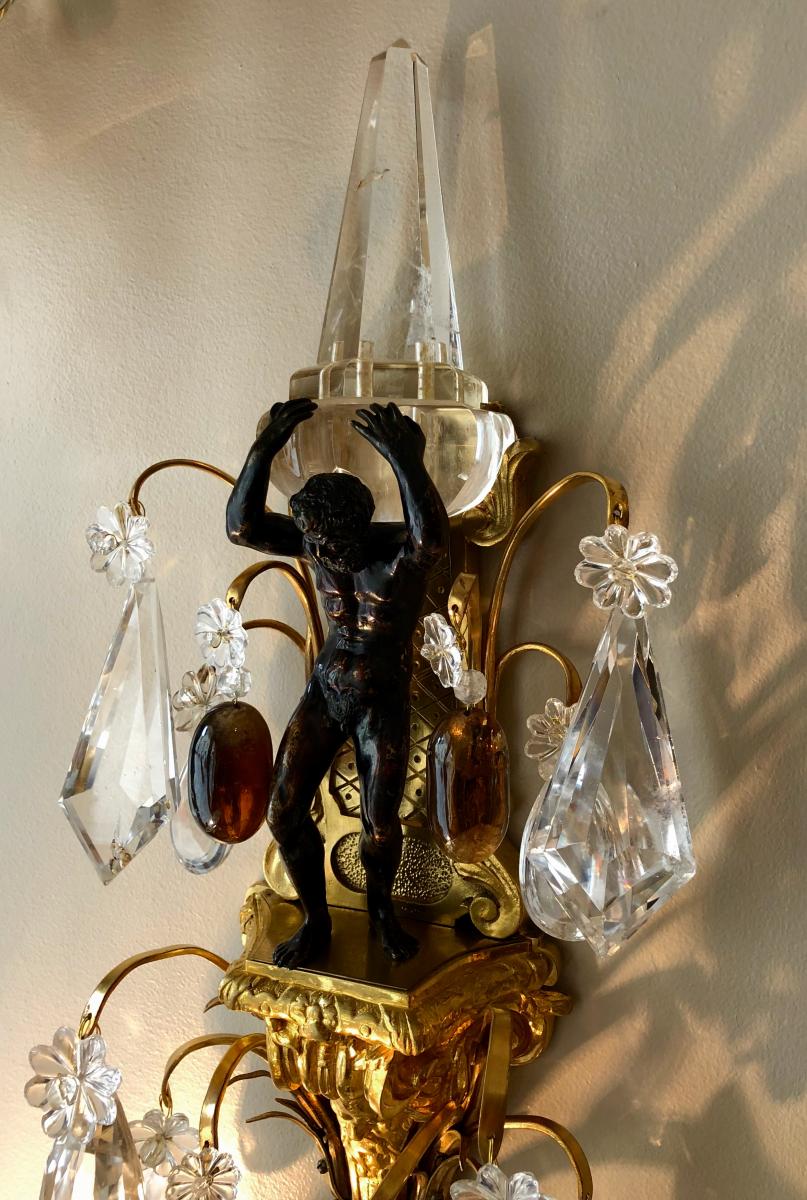 Pair Of Louis XVI Sconces -photo-3