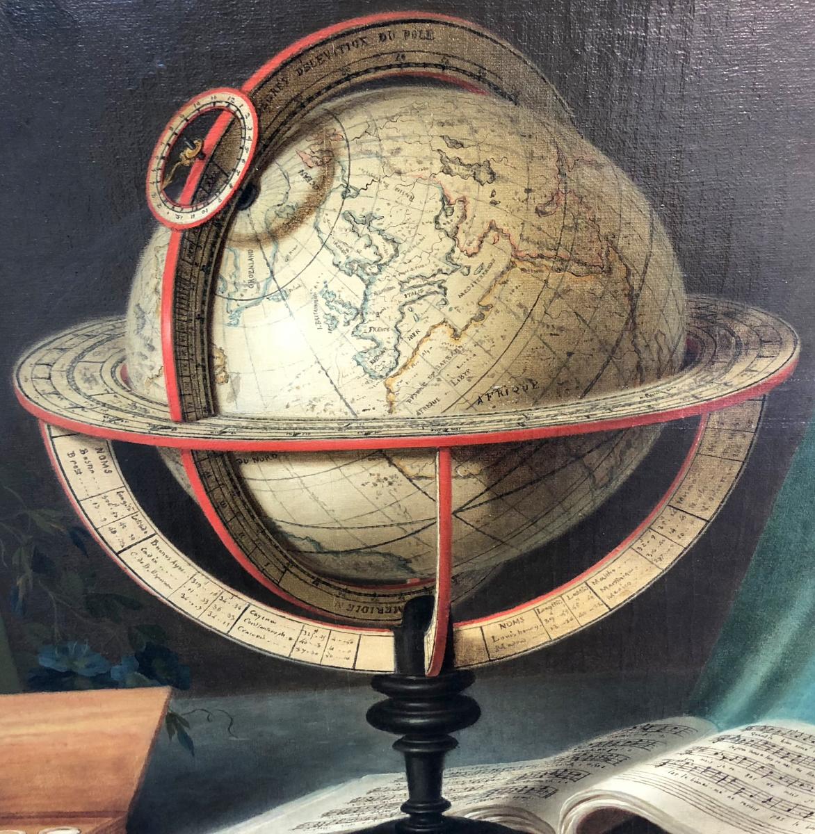 Tableau . Louis Tessier : Nature morte . Les Arts Et Les Sciences :-photo-2