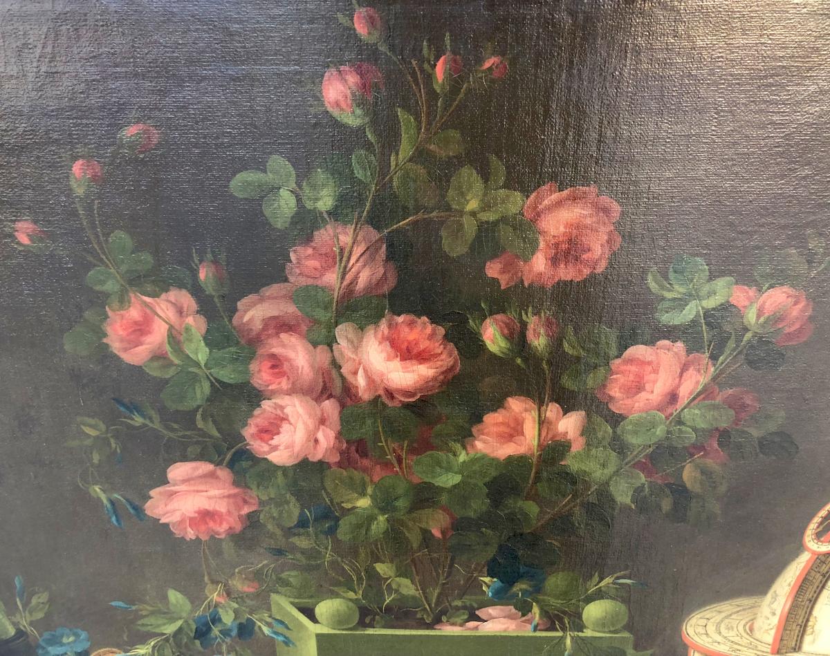 Tableau . Louis Tessier : Nature morte . Les Arts Et Les Sciences :-photo-6