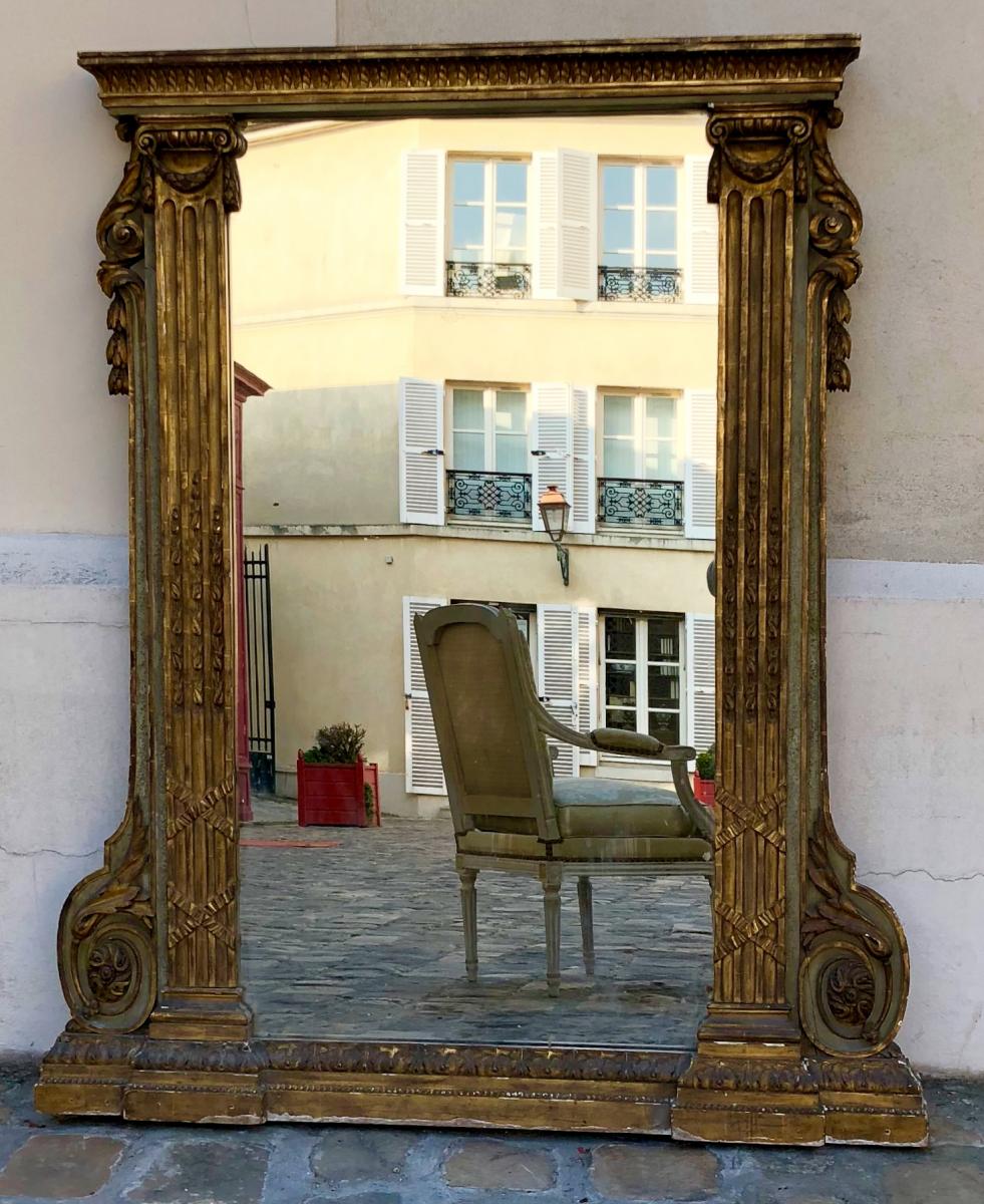 Mirror Trumeau Louis XVI