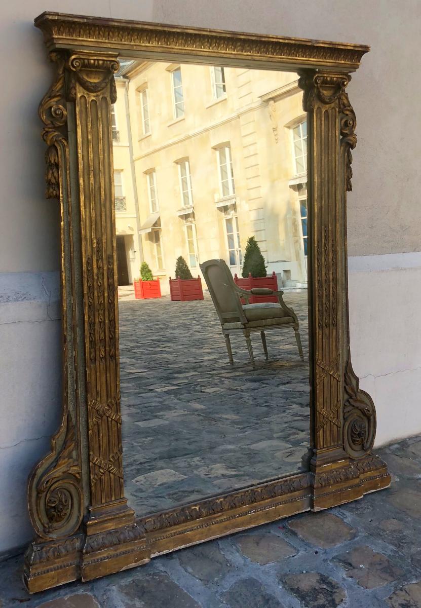 Mirror Trumeau Louis XVI-photo-3