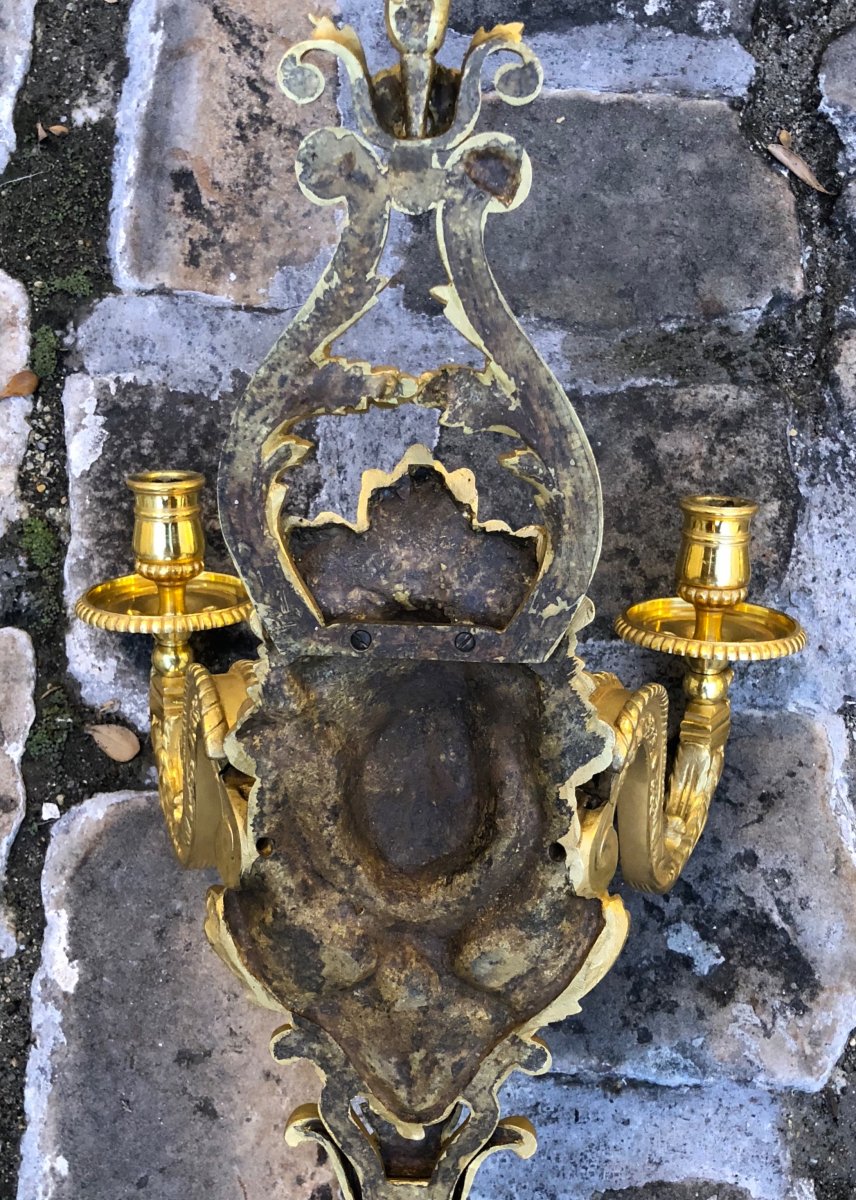 Pair Of Regency Sconces-photo-7