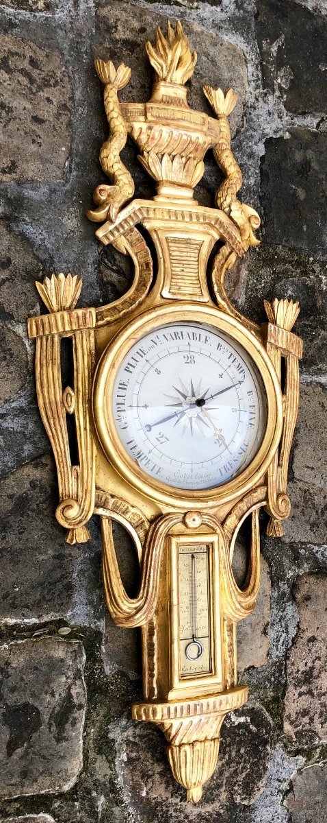 Dolphin Barometer, Louis XVI-photo-4