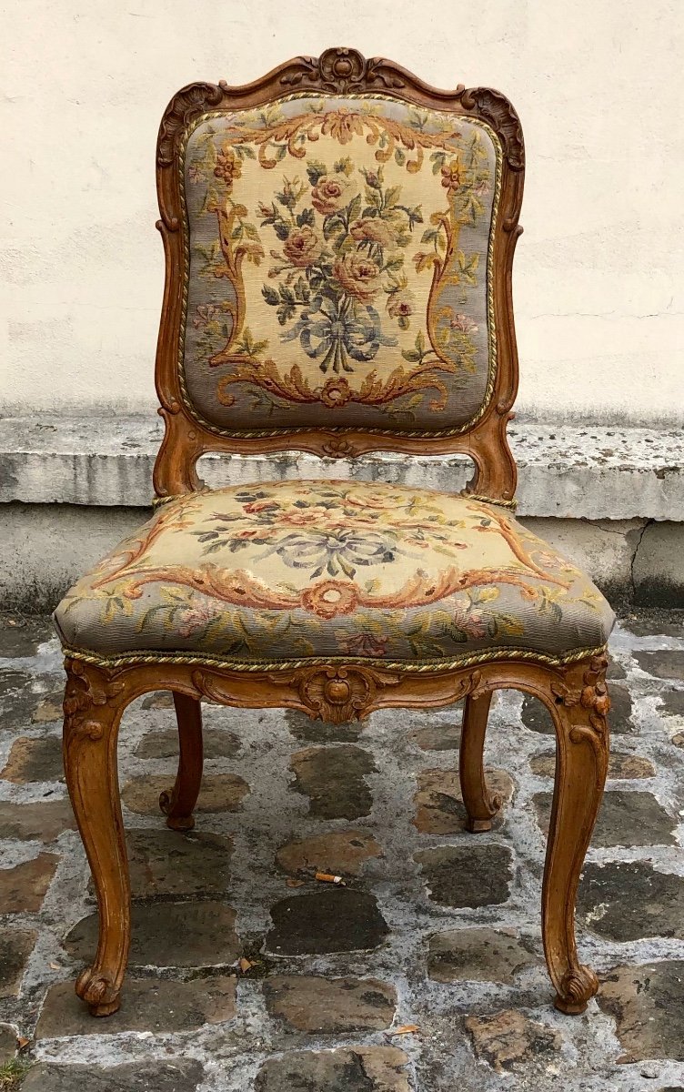 Six Chaises Louis XV -photo-4