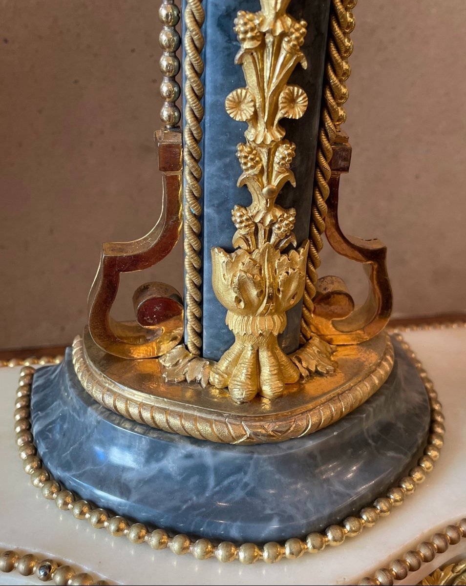 Pendule Portique d'époque Louis XVI-photo-3