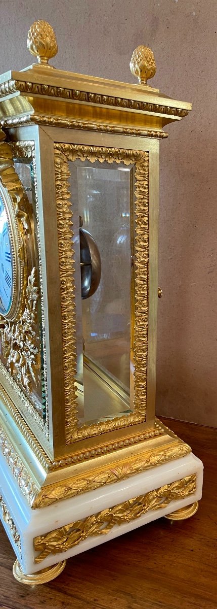 Louis XVI Pendulum, Glass Cage-photo-4