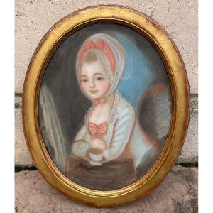 Painting. Pastel. Portrait Of The Louis XVI Period.