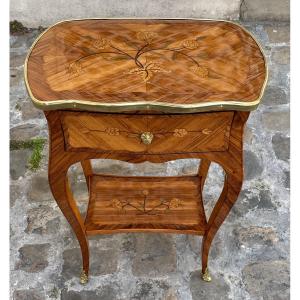 Louis XV Coffee Table With Inlay On All Sides