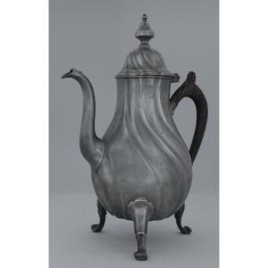 Pewter Tripod Coffee Maker - Brussels 19th C