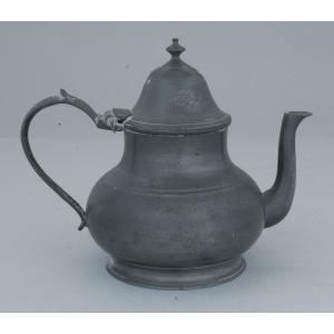 Pewter Teapot - Mechelen 19th C