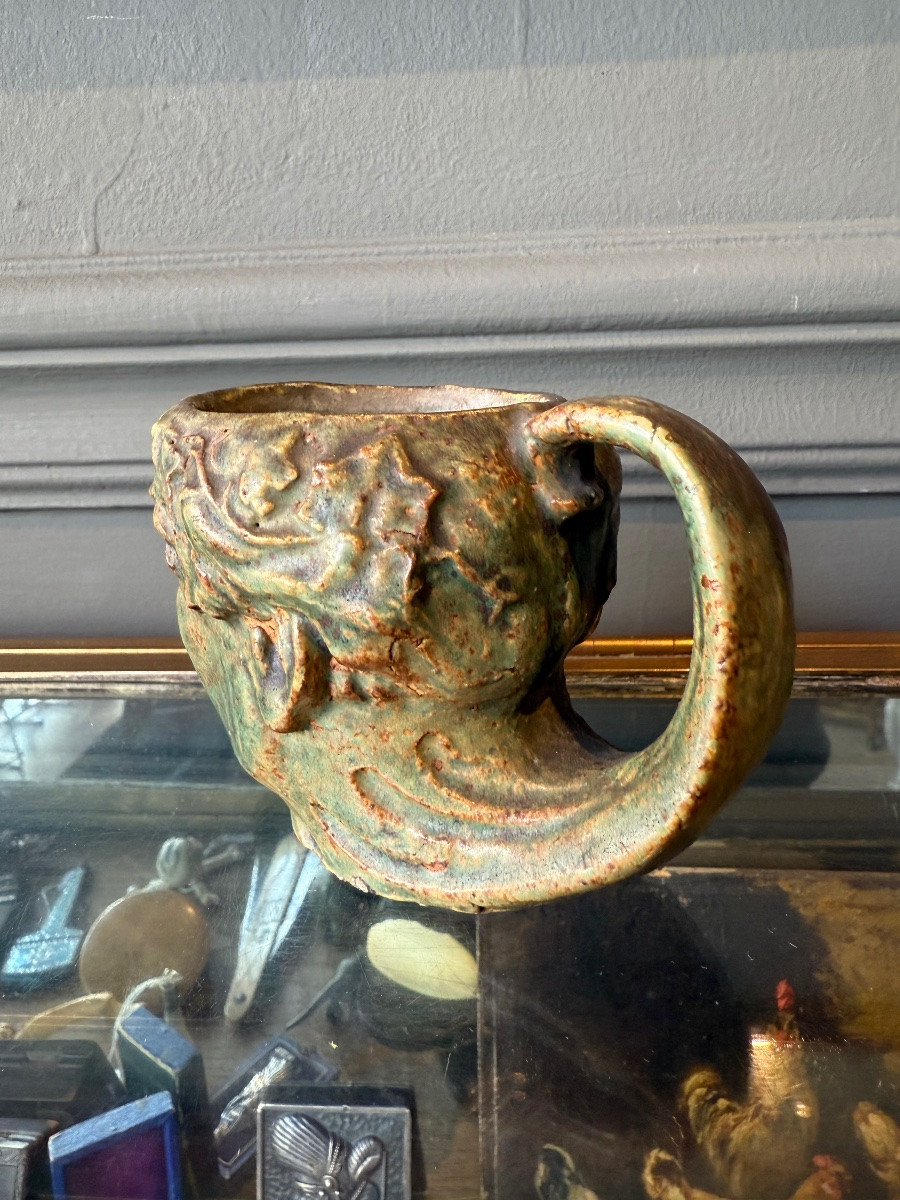 Eugene Lion - Tasse à Vin représentant Bacchus - 1900-photo-3