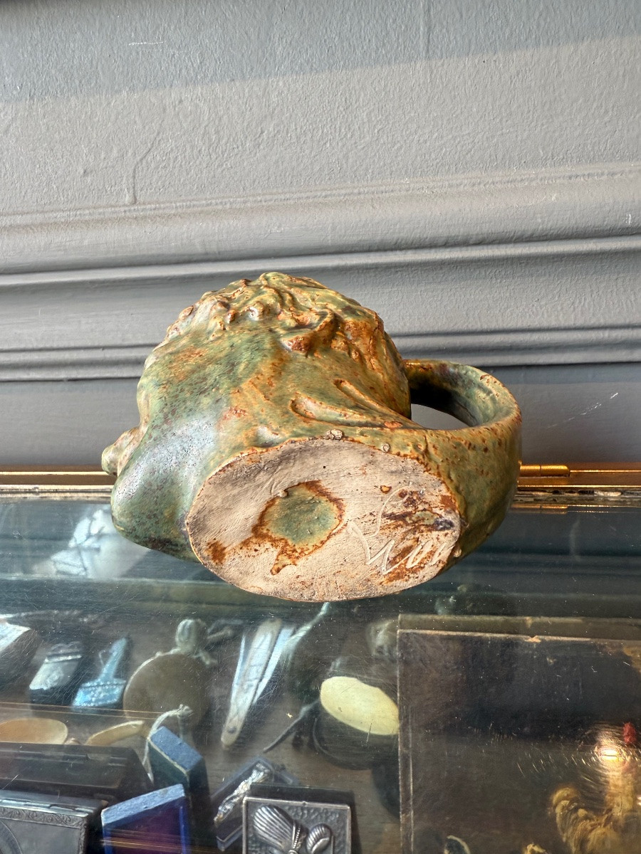 Eugene Lion - Tasse à Vin représentant Bacchus - 1900-photo-5