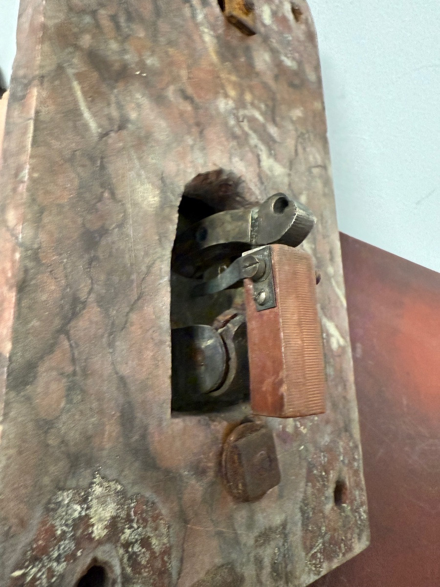 Napoleon III Bronze Lion Electric Property Doorbell -photo-2