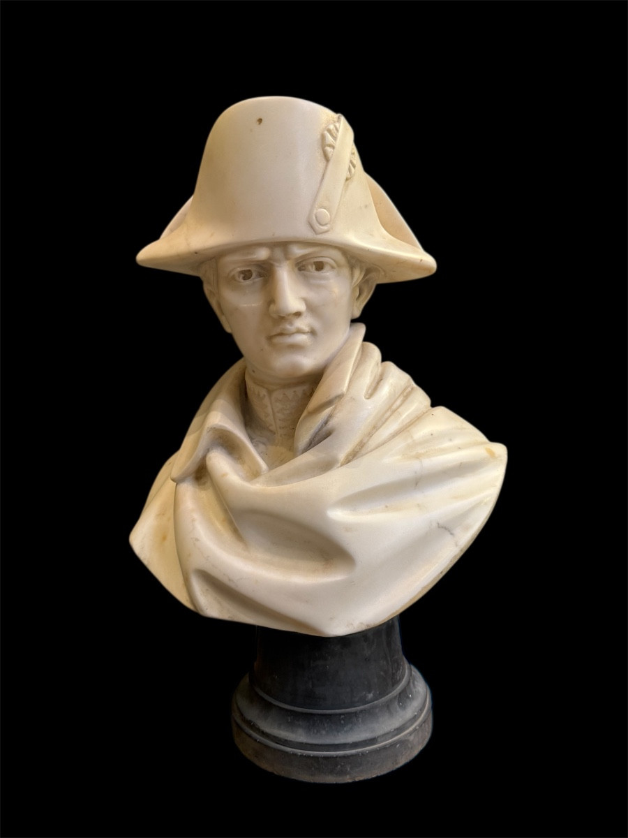 Marble Bust - Napoleon Bonaparte - After Claude Ramey, 19th Century