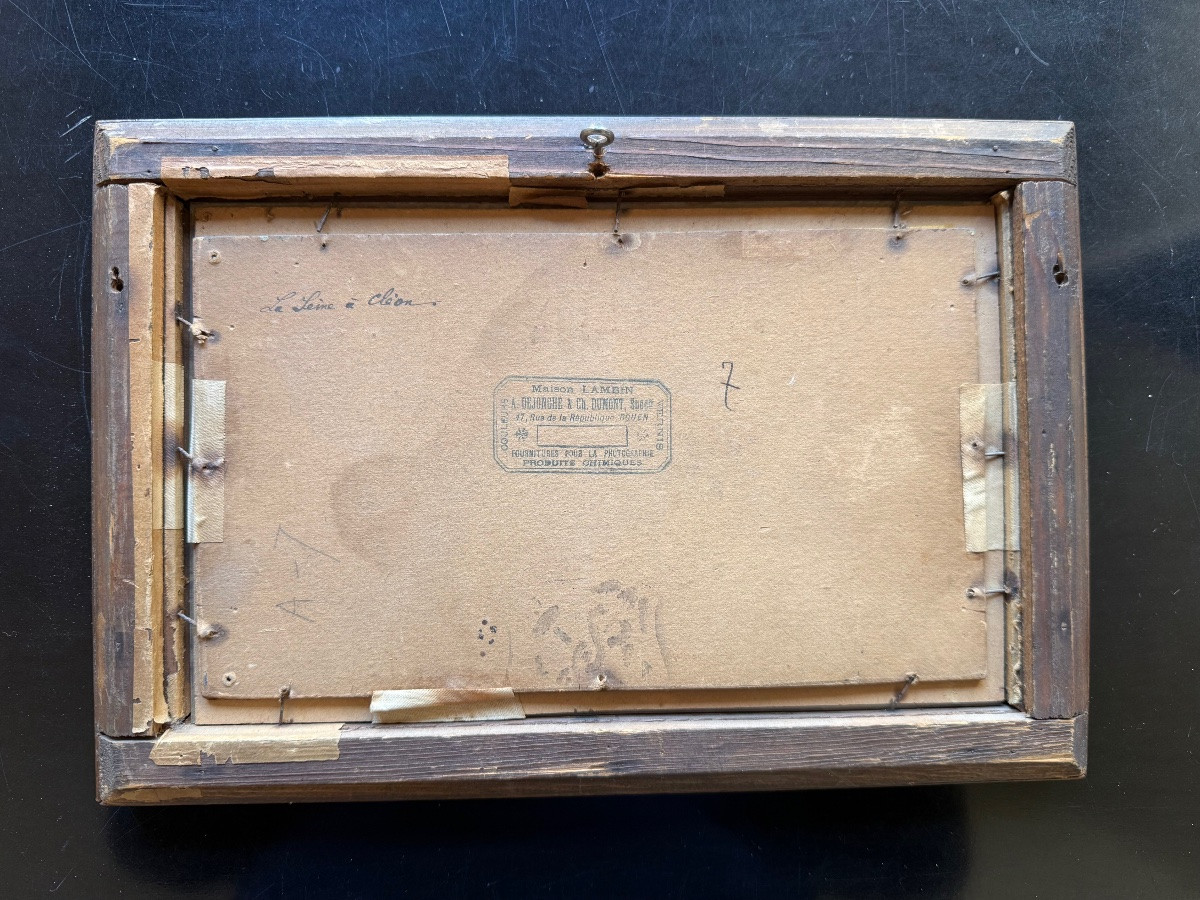 Samuel Frère - Rouen School - Small Painting Hsc-photo-3