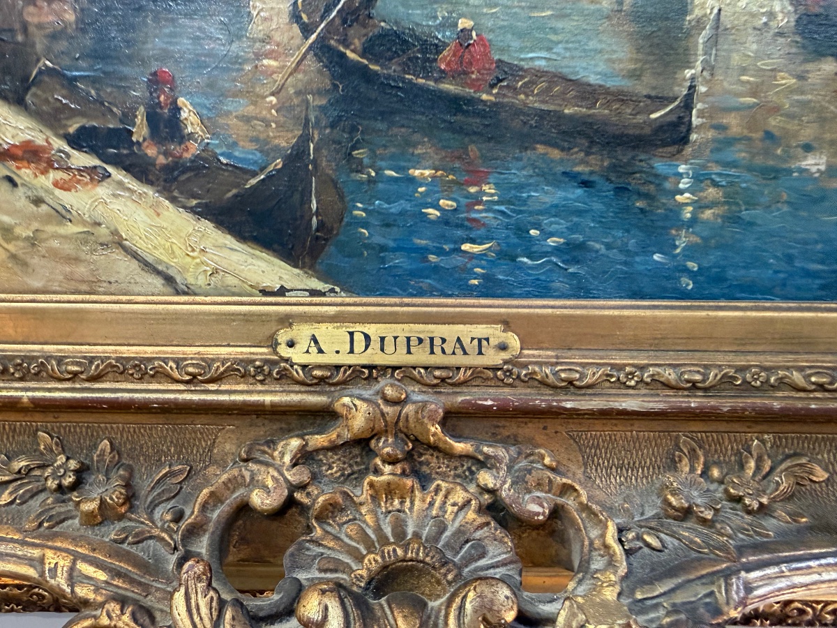 Albert Ferdinand Duprat (1882–1974) - Hst View Of Venice -photo-3