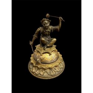 Bronze Table Bell / Counter Bell 19th Century Chinese Model 