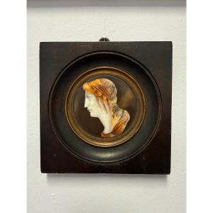 Louis Bertin Parant 1768-1851 Miniature Imitating A Cameo