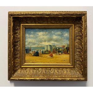 Pierre Saez - Hsp Painting - Beach Scene