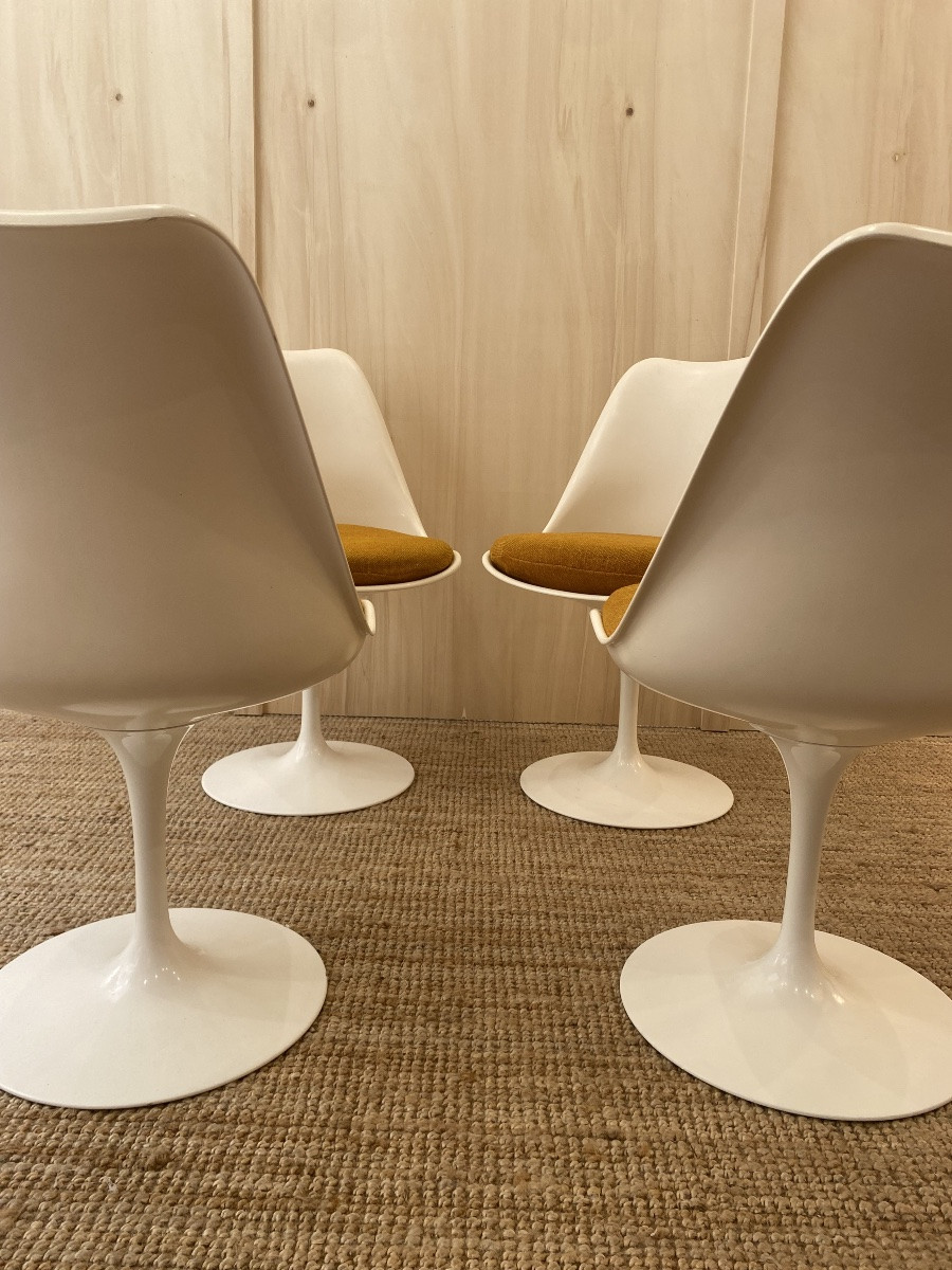 4 Chaises Tulipes Knoll International - Eero Saarinen-photo-3