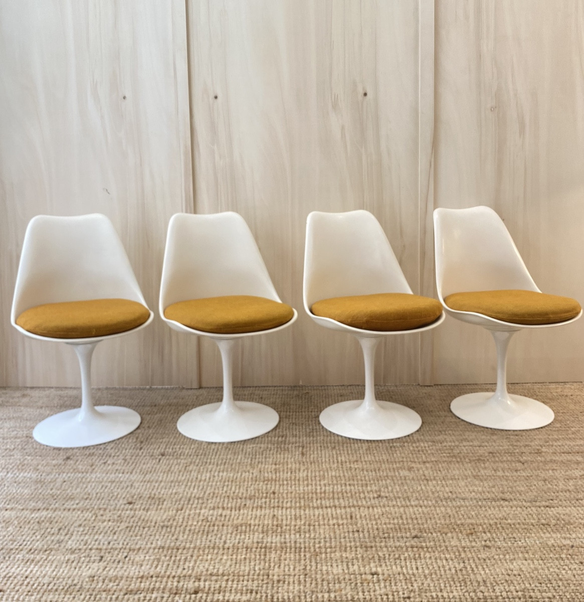 4 Chaises Tulipes Knoll International - Eero Saarinen