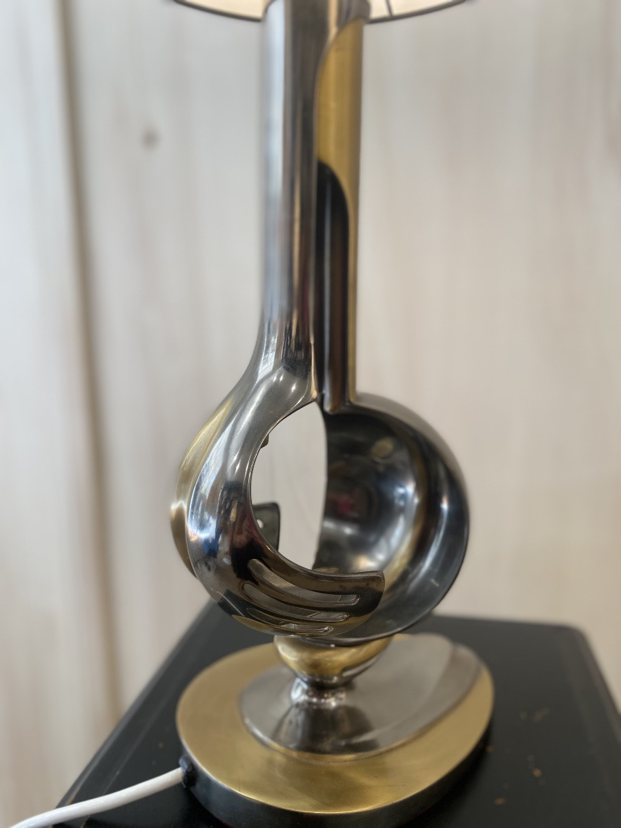 Lampe Sculpture Italie 1960-photo-4