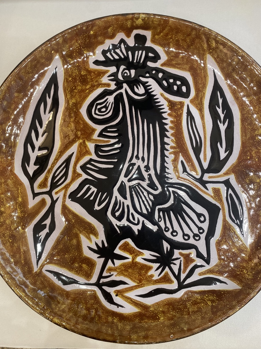 Jean Lurçat - Glazed Ceramic Dish - 1950-photo-4