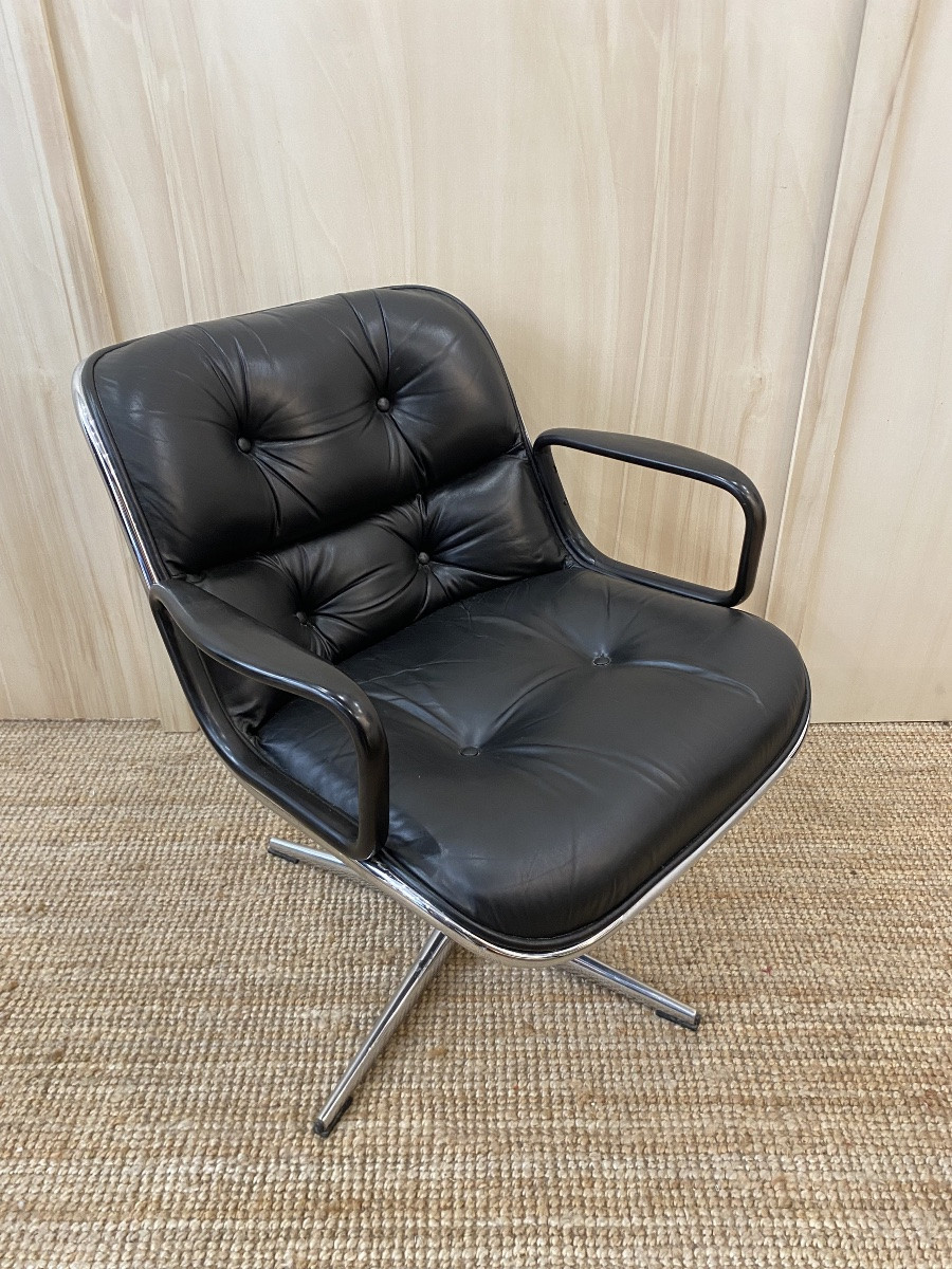 Charles Pollock "executive Chair" Office Chair, Knoll International Edition-photo-1