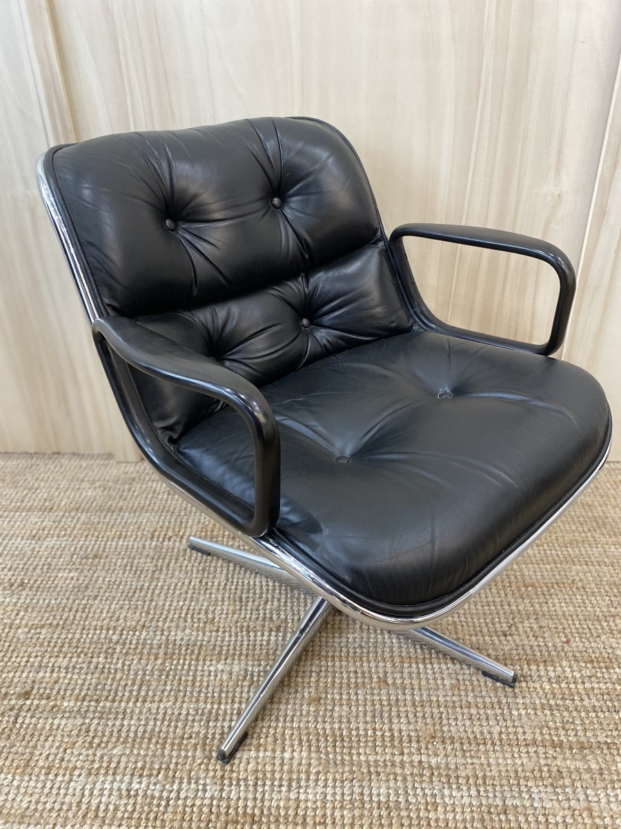 Charles Pollock "executive Chair" Office Chair, Knoll International Edition-photo-8
