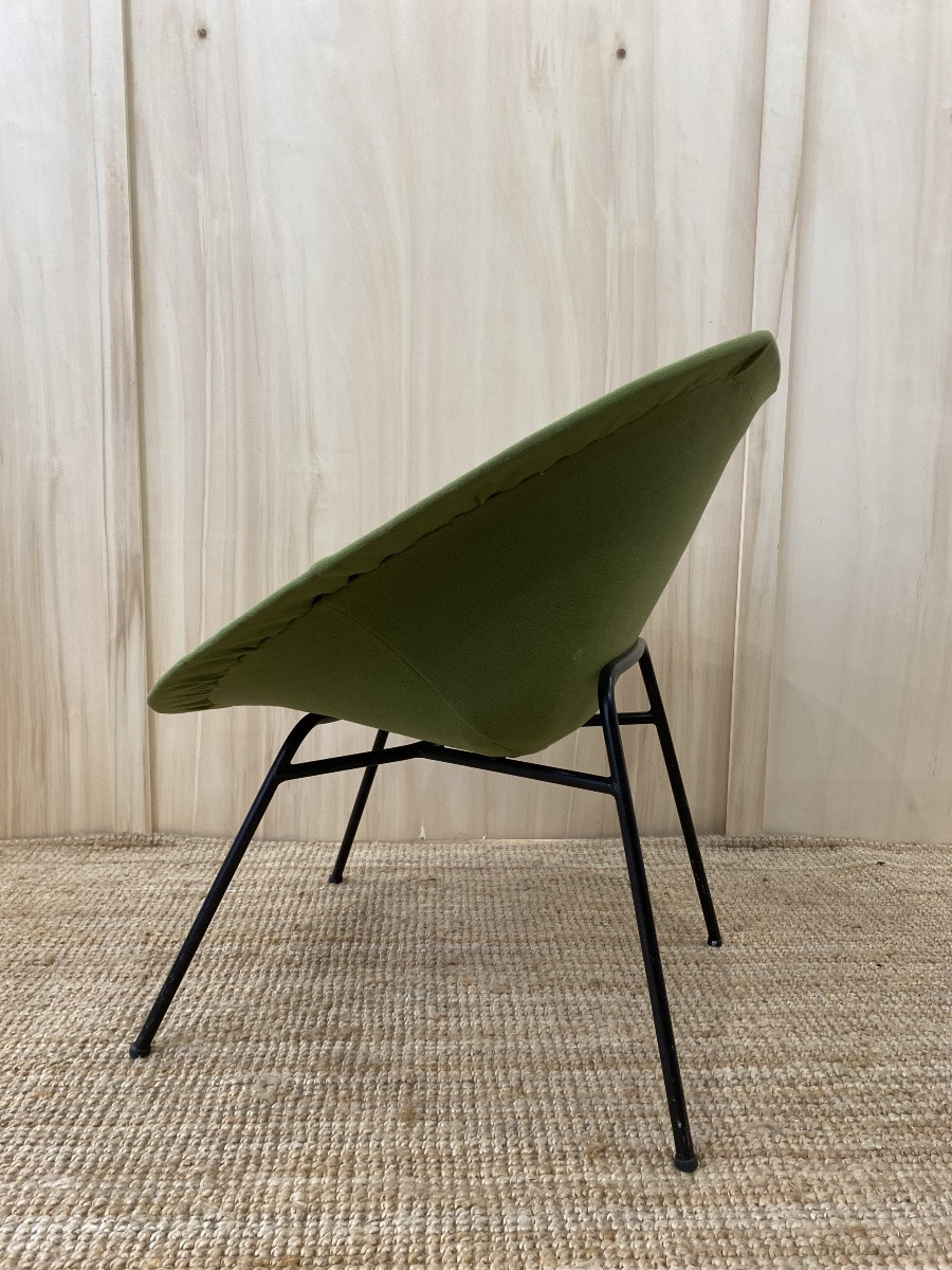 Fauteuil de Claude Vassal pour "Les magasins Pilotes" - années 1950-photo-3