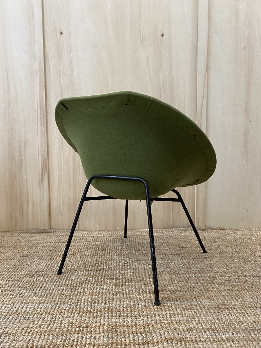 Fauteuil de Claude Vassal pour "Les magasins Pilotes" - années 1950-photo-4