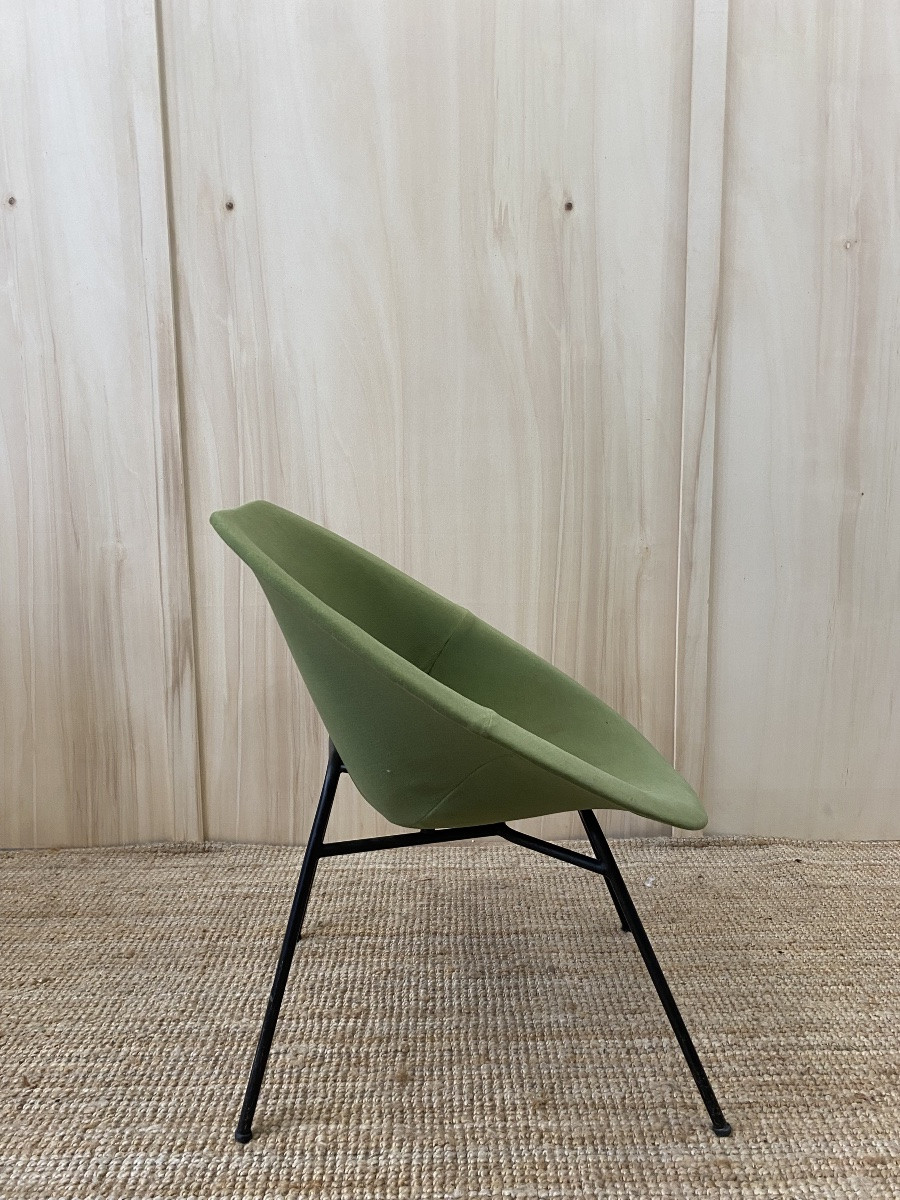 Fauteuil de Claude Vassal pour "Les magasins Pilotes" - années 1950-photo-3