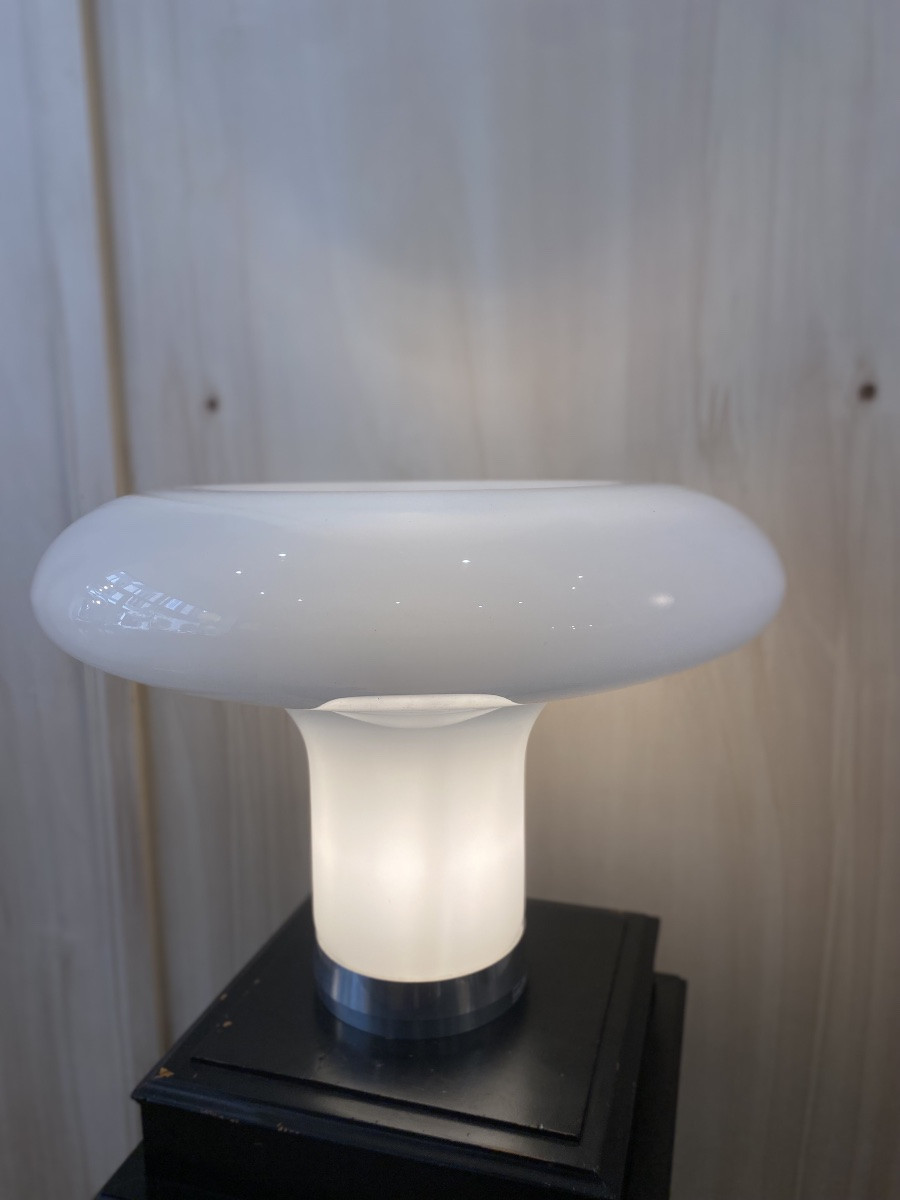 Lampe de table Lesbo par Angelo Mangiarotti pour Artemide-photo-3