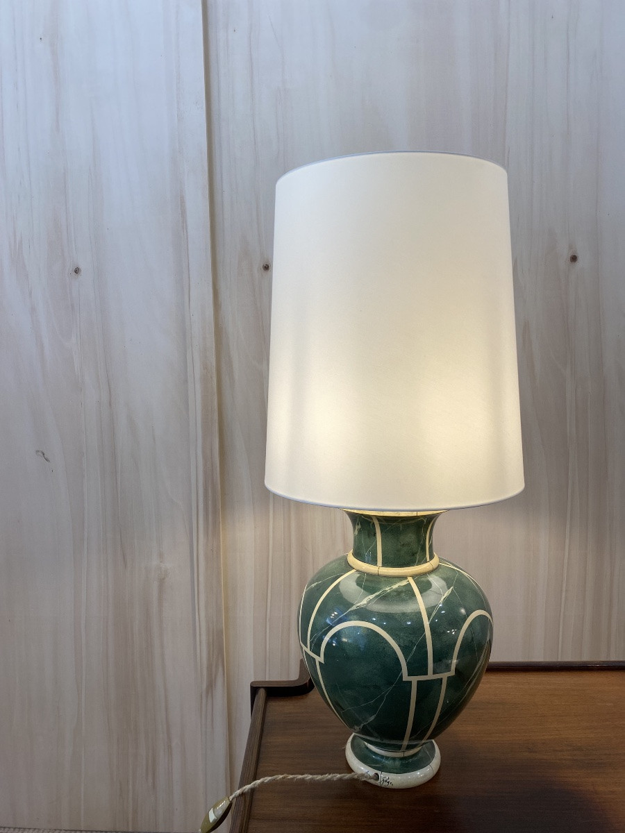 Ceramic Lamp By Jean Roger-photo-3