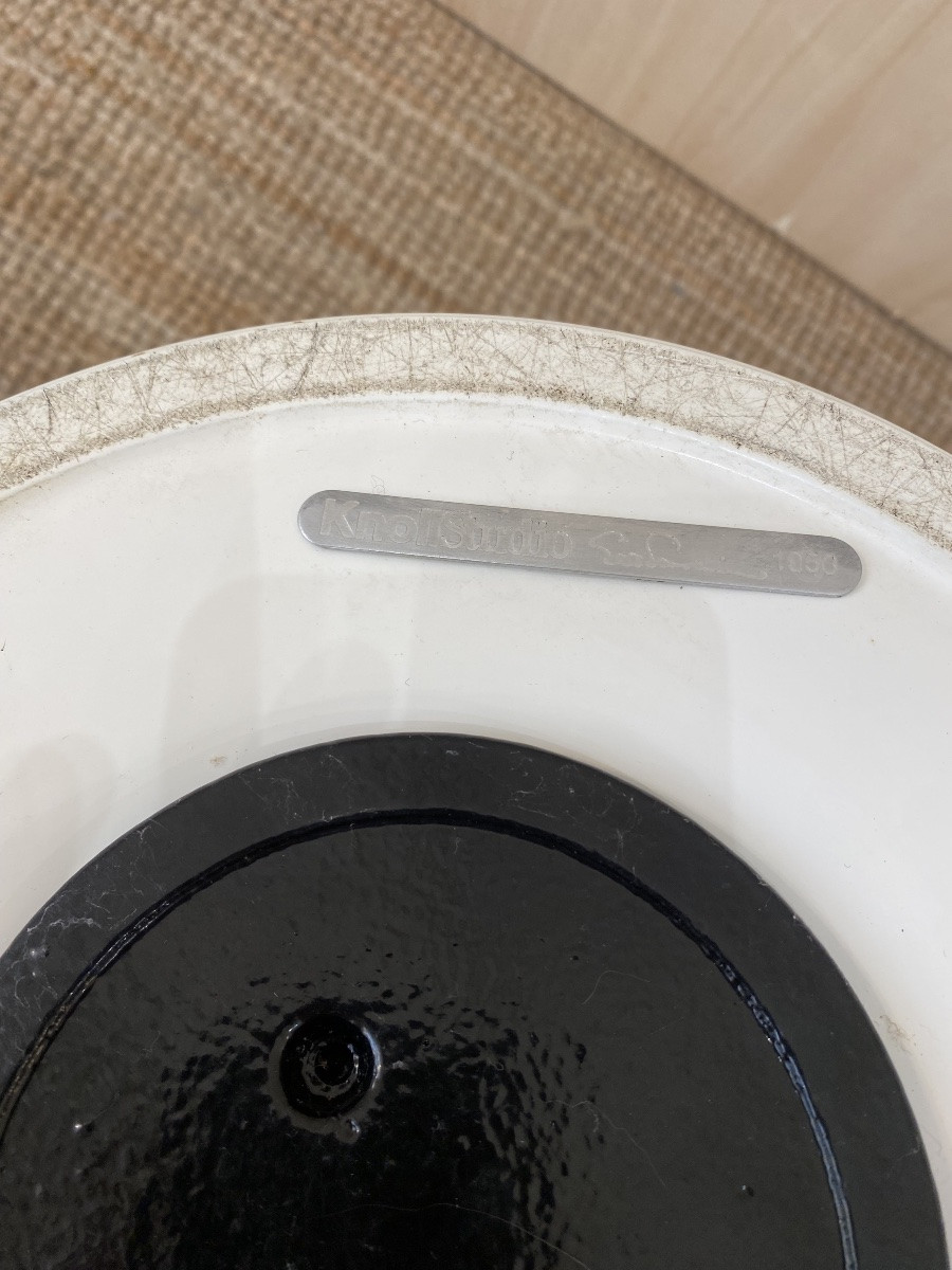 Gueridon Tulio par Eero SAARINEN pour KNOOL - Marbre Emperador -photo-1