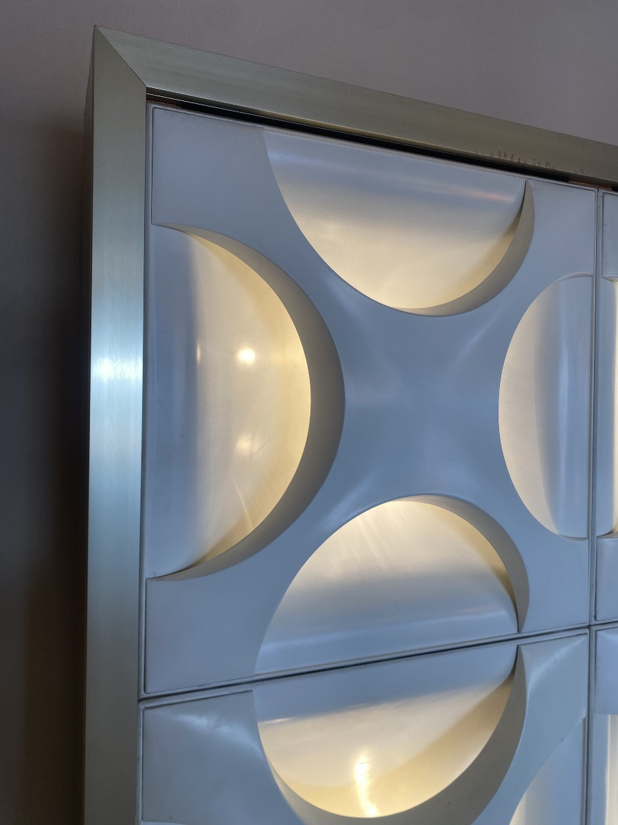 Oyster Wall Sconce Composition By Rolf Krüger, 1960s, Set Of 15-photo-2