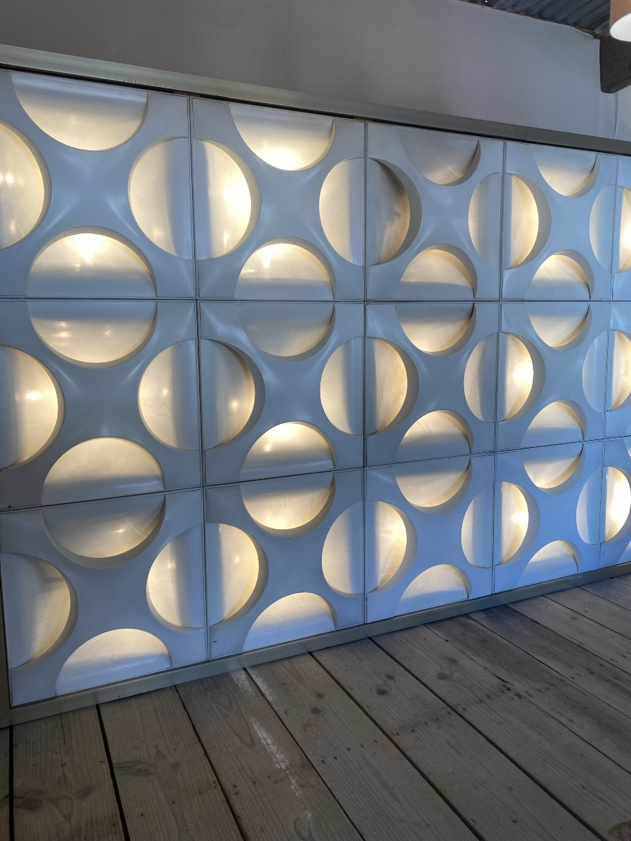 Oyster Wall Sconce Composition By Rolf Krüger, 1960s, Set Of 15-photo-4