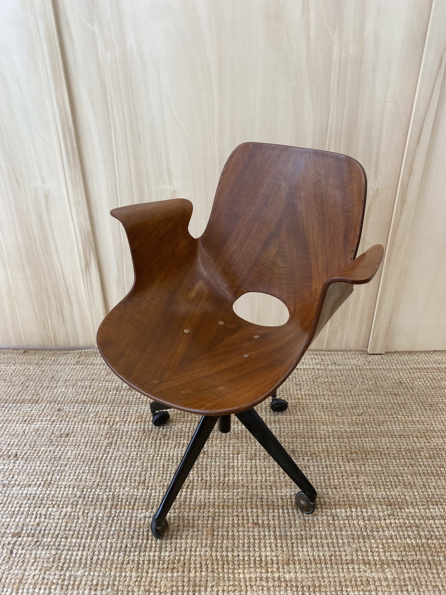 Chaise de bureau Medea de Vittorio Nobili pour Fratelli Tagliabue, Italie 1950