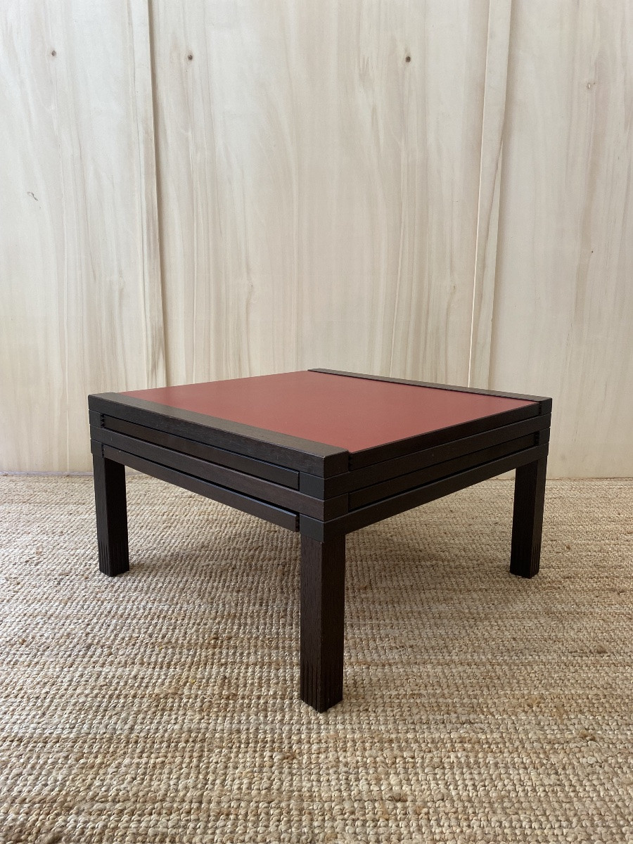 Extendable And Modular Coffee Table - Hexa Model By Vuarnesson For Bellato, France, 1980s-photo-4