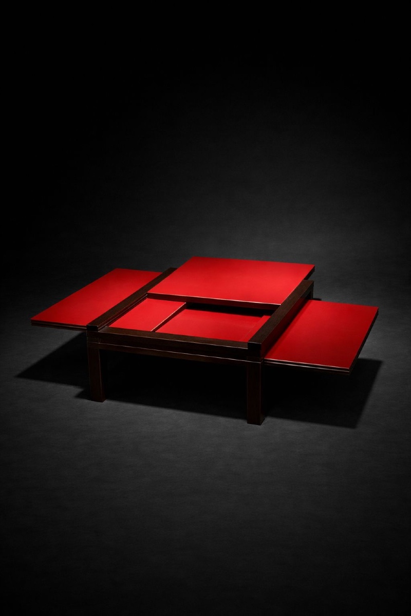 Table Basse Extensible et Modulable - Modele Hexa par Vuarnesson pour Bellato, France, 1980s-photo-2